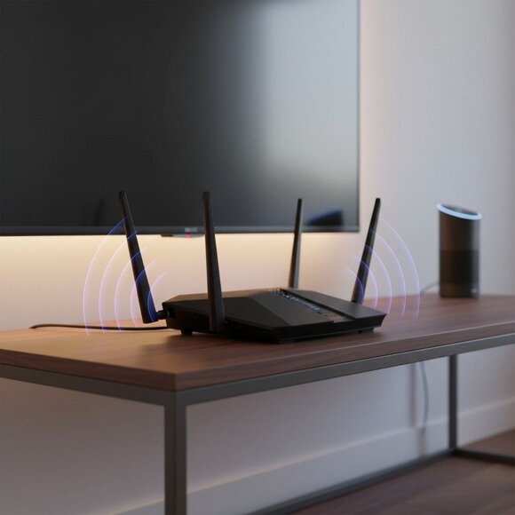 Netgear Nighthawk AX6 AX5200 6-Stream WiFi Router - Picture 2 of 9